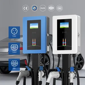 XYDF热卖电动汽车充电器充电站CE/TUV/1型/2型/GBT汽车充电桩带负载平衡的交流电动汽车充电器