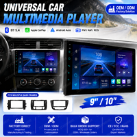 Lecteur multimédia de voiture Android FYDZ 9 pouces IPS, CarPlay sans fil, Android Auto, FM AM RDS DSP, fente 4G, GPS, lecteur universel pour voiture