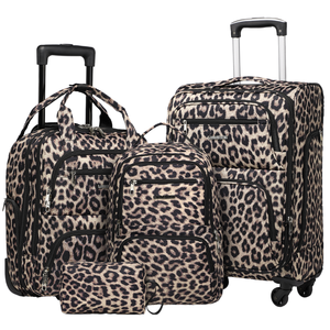 Maleta de Viaje de Nylon Ligera e Impermeable de Lujo al por Mayor, con Ruedas, para Llevar en el Avión y Debajo del Asiento, con Mochila y Juego de Bolsas de Equipaje - Product Image 2