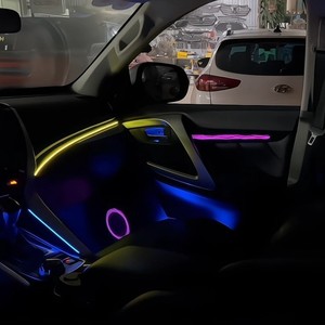 Đèn nội thất động SJC cho Mitsubishi Pajero nâng cấp 64 màu sắc cầu vồng <span class=keywords><strong>LED</strong></span> ánh sáng xung quanh 12V 3-5W các mẫu 2016-2022 - Product Image 3