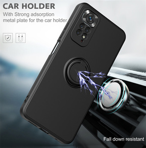 Custodia per telefono con supporto magnetico in TPU per auto in Silicone per Xiaomi <span class=keywords><strong>Redmi</strong></span> Note 12 11 Pro + 9 Pro 11E 9S <span class=keywords><strong>11S</strong></span> <span class=keywords><strong>Redmi</strong></span> 9T Power 10 <span class=keywords><strong>Cover</strong></span> posteriore - Product Image 2