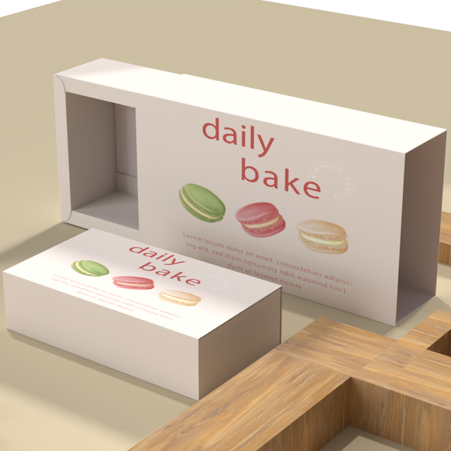 Custom Good Price Macaron Chocolate Box Luxury Biodegradable Sweets Cookies Packaging Boxes With Inserts