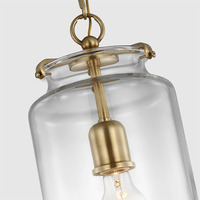 Mini luminaire suspendu moderne nordique Éclairage suspendu de cuisine en verre unique pour villa de cuisine