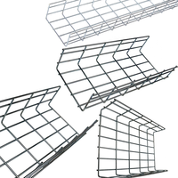 Chemin de câbles en treillis métallique Système de support OEM ODM Chemin de câbles en treillis métallique galvanisé en acier inoxydable pour le support de câbles