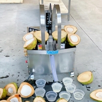 Mesin Pemotong dan Pemisah Kelapa Muda Komersial Listrik 2.2kw Kapasitas Tinggi
