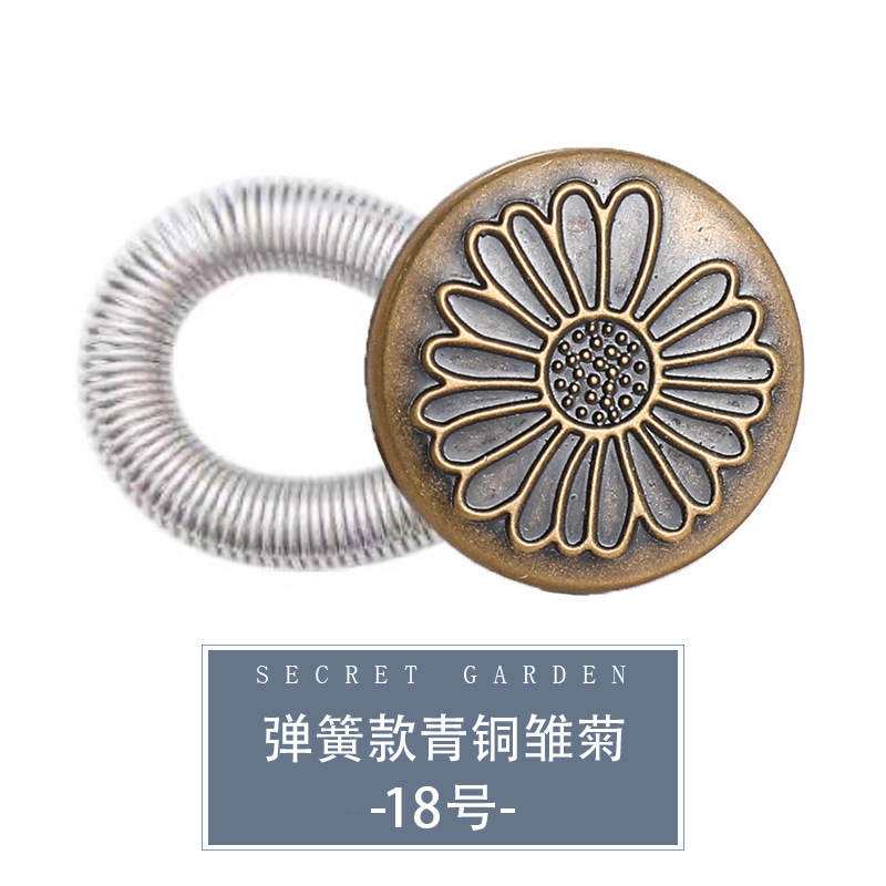N &deg; 18 [marguerite de bronze] * rond