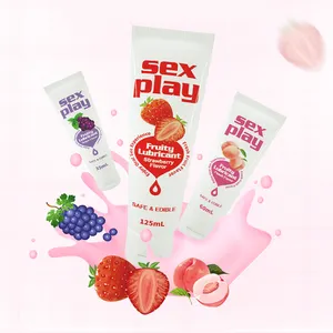 Factory Fruity Oral Personal lubricant for Sex Water Based Lubricant Sexual Massage Oil Lube jelly edible glide