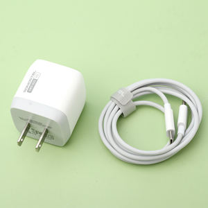 เครื่องชาร์จแบบพกพา20W พร้อมสาย PD สำหรับ iPhone Xiaomi <span class=keywords><strong>Samsung</strong></span> ที่ชาร์จโทรศัพท์ Android cargador Rapido ที่ชาร์จ USB C - Product Image 1