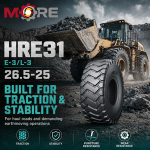 ยางเรเดียล OTR ขนาด 26.5R25 รุ่น E3/L3 HRE31 2-Star สำหรับรถดัมพ์ รถดันดิน รถตักดิน แบบไม่มียางใน สำหรับใช้งานนอกถนน - Product Image 4