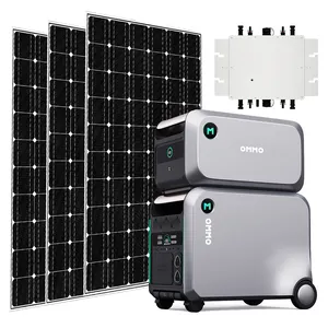 西欧市场智能应用控制光伏集线器1200瓦阳台太阳能系统，用于外部电池组