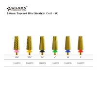 Mèches coniques de 7.0mm (coupe droite)-SC TiN Coating Nouveau foret à ongles durable pour un meilleur soin des ongles Outil de nettoyage des cuticules unidirectionnel