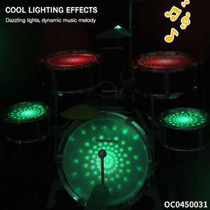 <span class=keywords><strong>Cool</strong></span> petit jouet instruments de musique tambour en plastique enfants ensemble avec chaise musique légère - Product Image 4