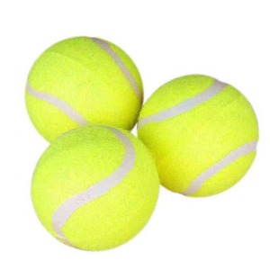 Wholesale Custom Logo Chew Rubber Exercise Training Interactive Pet Ball Throwing Small Tennis Dog Ball Toy With logo for Dogs