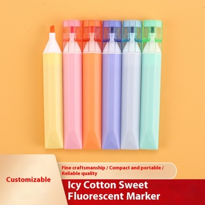 Bán Buôn Tùy Chỉnh Dễ Thương Đa Màu Sắc Tô Màu 12 Màu Sắc của Macaron Pastel Highlighter - Product Image 2