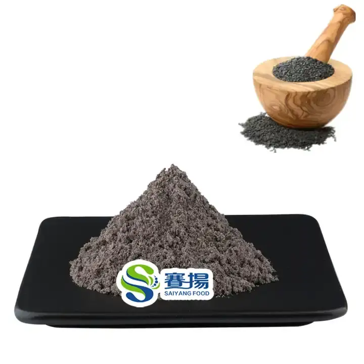 黒ゴマ種子エキス粉末高品質無料サンプル純粋な天然黒ゴマ粉末