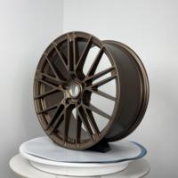 Jantes en alliage de style exécutif 20 21 22 pouces 5x112 Marron brillant à multiples rayons avec face usinée pour voitures de tourisme