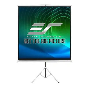 4K/8K Ultra HD 3D Pull Up Front Projection theatre Movie Screens16:9 schermo treppiede portatile a proiezione manuale