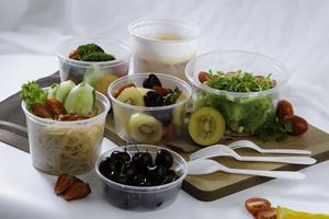 กล่องอาหารทรงสี่เหลี่ยม PP ส่งเร็ว ขายส่ง ปรับแต่งสีได้ ใช้แล้วทิ้ง สำหรับใส่ตัวอย่างอาหาร มีบริการ OEM/ODM - Product Image 5