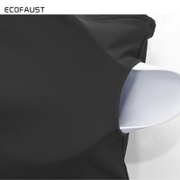 ECOFAUST Soutien-gorge de sport pour femmes en tissu épais 230G, polyester et élasthanne, design à bordures contrastées, respirant, extensible, pour la gym, le cyclisme, le yoga