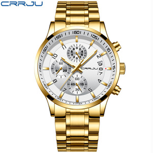 Reloj de Cuarzo de Estilo Ejecutivo para Hombre, Esfera Grande de 42 mm, Acero Inoxidable, Cierre Plegable, Casual, Resistente al Agua, Cronómetro, 2022 - Product Image 2