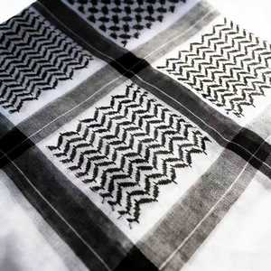 ผ้าคลุมศีรษะแบบอาหรับคลาสสิกคุณภาพสูงสำหรับผู้ชาย ผ้าพันคอแบบมุสลิมสำหรับผู้ใหญ่ สไตล์ดูไบ ซาอุดีอาระเบีย และตะวันออกกลาง - Product Image 5