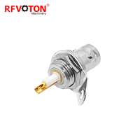 Triax TR BNC TRB-KY RF Connecteur triaxial BNC Femelle Jack Cloison Connecteurs de câble à souder