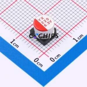 SPTOJM221E05TRVZC ตัวเก็บประจุแบบแข็ง SMD, D6.3xL5 มม. ( ความจุ: 220uF ) ( ความแม่นยำ: 20% แรงดันไฟฟ้าที่กำหนด: 6.3V ) - Product Image 1