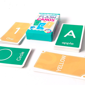 Chất Lượng Cao Tùy Chỉnh Giáo Dục Đồ Chơi Sinh Thái Giấy Chơi Thẻ Đẹp Bộ Sưu Tập Bán Buôn Trò Chơi Trẻ Em Thẻ <span class=keywords><strong>Flash</strong></span> In Ấn - Product Image 4