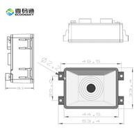 Module de scanner de codes-barres haute vitesse EMT8010mini 1D 2D QR à montage fixe, disponible en stock