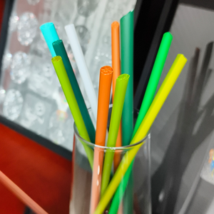 Pailles à boire en PLA colorées en forme de nid d'abeille pour le thé à bulles et le café, pailles compostables à base de plantes pour les cafés et les restaurants - Product Image 4
