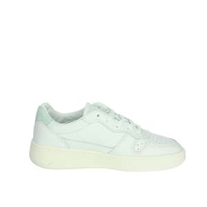 D.A.T.E. Sneakers da Ragazza Bianche e Teal in Tela, Scarpe Trendy - Product Image 4