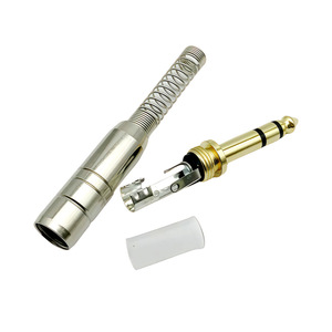 ปลั๊กเสียงสเตอริโอขนาด 6.35 มม. ชุบทองพร้อมสปริงขนาดเส้นผ่านศูนย์กลาง 7 มม. สำหรับขั้วต่อไมโครโฟน - Product Image 2