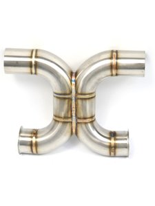 Adecuado para motocicletas <span class=keywords><strong>Triumph</strong></span> <span class=keywords><strong>Bobber</strong></span> Bonneville, modificado para silenciador de escape especial, sección central de escape de tres vías. - Product Image 3