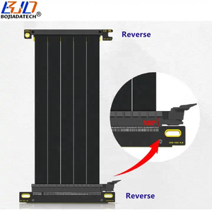 Câble d'extension PCI Express 4.0 16X vers PCI-E X16 pour carte graphique, double inversion, 20CM 30CM 40CM pour RTX4070Ti <span class=keywords><strong>RTX4080ti</strong></span> RX6700XT RX6800XT - Product Image 5