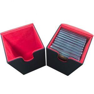 Portable Pu Leather Magnetic for Graded Card Holder with 11 Slots for Trading Card Game Star Autographs & <b>Magic</b> Gathering Cards - Product Image 2