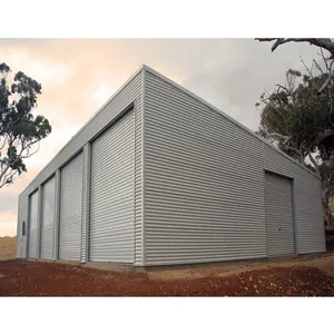 Nuovo disegno prefabbricata magazzino costruzione in metallo/struttura in acciaio officina/hangar/prefabbricati sala