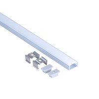 2024 nouveauté TW1708B Offre Spéciale canal LED en aluminium de 3m pour profil de lumière de bande led couverture PC diffuseur Led encastré