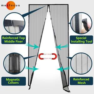 Holesale Easy Install dhagesive agagnetic Ly crecreoor Urtain ESH ish osquito et agagnetic Door creen <span class=keywords><strong>para</strong></span> Pet riendly ooor - Product Image 1