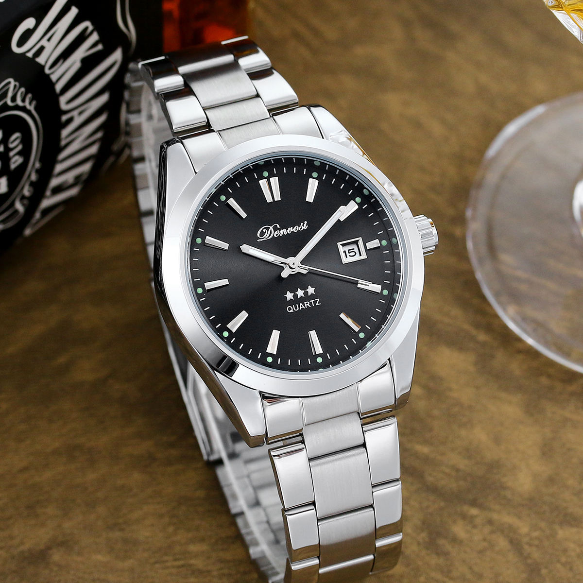 Simple Quartz Plain Watches Elegant Men's Timepieces