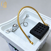 Chuque Luxe Moderne Portable Bac à Shampooing pour Salon de Beauté, Hôtel, Spa, Massage Thaï et Japonais, Lit de Lavage avec Réservoir d'Eau 60 Litres