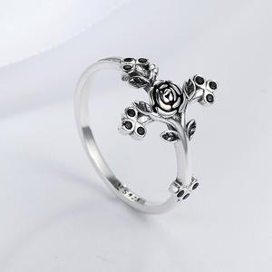 SCR179 cross rose <span class=keywords><strong>Pierre</strong></span> branch gothic men's ring ornament ring - Product Image 4