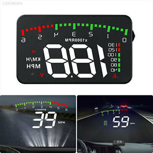 จอแสดงผลบนกระจกหน้ารถ HUD OBD รุ่น A900 โปรเจคเตอร์ LED แสดงผลบนกระจกหน้ารถ ระบบ <span class=keywords><strong>GPS</strong></span> วัดความเร็ว แบบเสียบใช้งานได้ทันที - Product Image 5