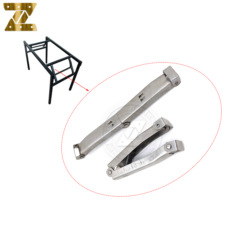 180 градусов, металлический складной шарнир/пружинный шарнир для стола, складной шарнир для стола, мебельные фурнитуры, аксессуары