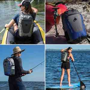 Nouveau produit : Sac à dos de sport 20L en TPU, étanche, avec fermeture éclair hermétique, pour voyages d'affaires, activités de plein air - Product Image 4