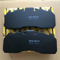 Plaquettes de frein Volvo FM 21496550, 23149532, 29174 Universelles pour essieux avant et arrière, Marque japonaise, Lot de 4