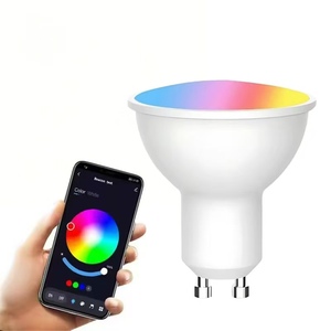 Venta caliente precio de fábrica Tuya Smart LED GU10 foco 5W RGB + CCT AC 110V/220V para Tuya APP Control CAMBIO DE Color - Product Image 1
