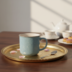 Tasse en céramique émaillé 15oz, livraison gratuite, jaune, design personnalisé, logo en carton - Product Image 1