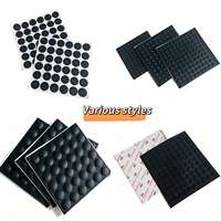 Points en silicone autocollants écologiques, antidérapants et anti-collision pour chaise, table en verre, ordinateur portable