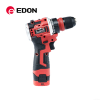 Perceuse électrique sans fil sans balais EDON Small 16V avec batterie lithium rechargeable