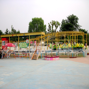 Nouvel équipement de parc d'attractions : Montagnes russes géantes sur le thème des vers fruités, manèges de parc d'attractions, montagnes russes à vendre - Product Image 4